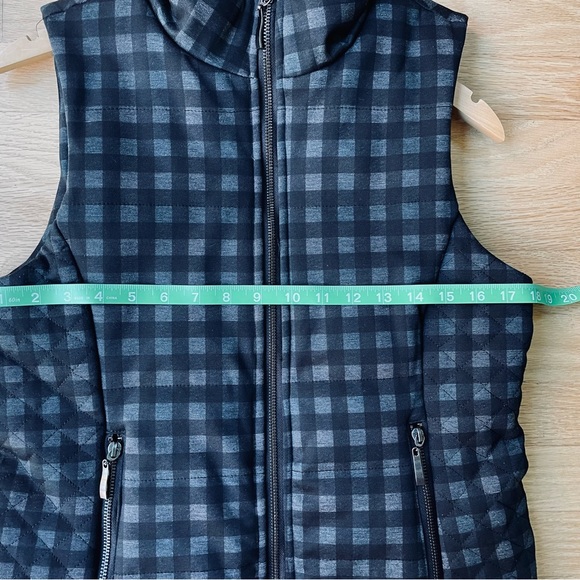 Lemon Tart Black Plaid Vest Size Small in Excellent Condition - Picture 10 of 10